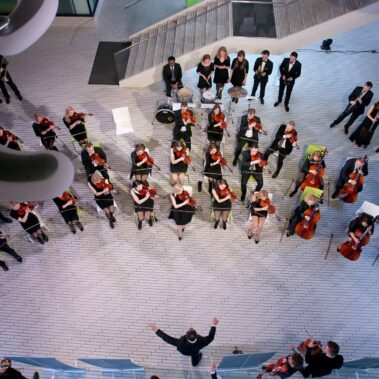 Komandos formavimo žaidimas: orkestras